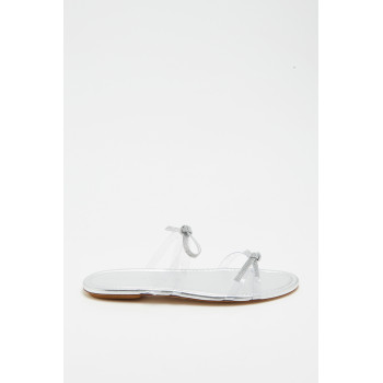 Mules SW Bow - Transparent et argenté - 02 - 33856236