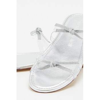 Mules SW Bow - Transparent et argenté - 02 - 33856236