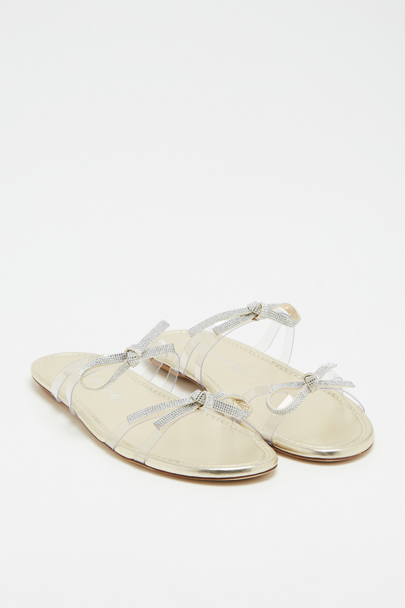 Mules Sw Bow - Transparent et doré - 02 - 33856237