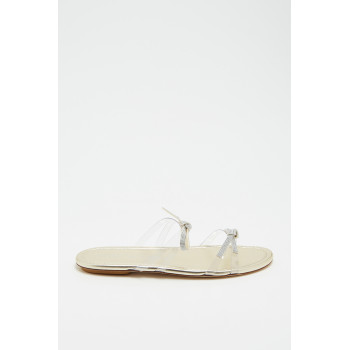 Mules Sw Bow - Transparent et doré - 02 - 33856237