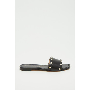 Mules en cuir Pearl - Noir  - 02 - 33702170