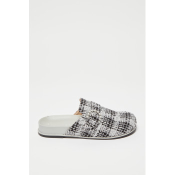 Mules Piper - Noir et blanc  - 02 - 33702188