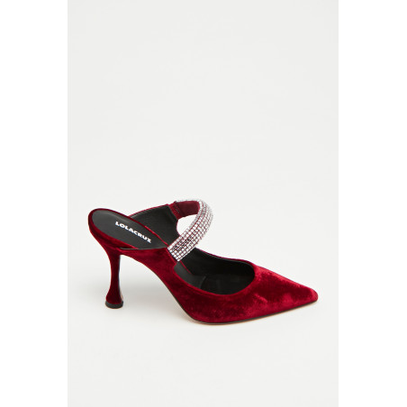 Mules à talons New Bofu - Rouge - 02 - 34015804