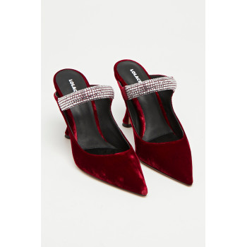 Mules à talons New Bofu - Rouge - 02 - 34015804