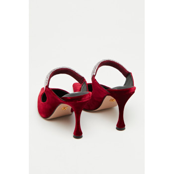 Mules à talons New Bofu - Rouge - 02 - 34015804