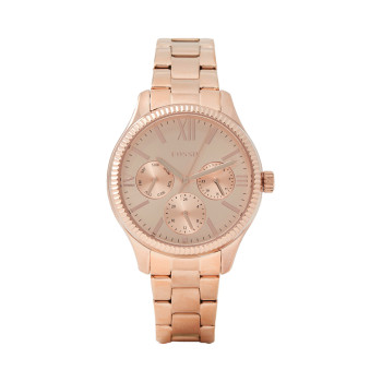 Montre à quartz en acier - Doré rose - 02 - 33906076