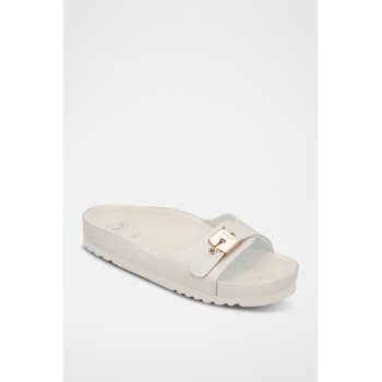 Mules en cuir Meg - 
Blanc - 02 - 33979020