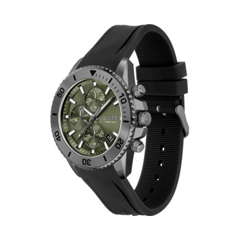 Montre à quartz en silicone -  Noir - 02 - 34131417