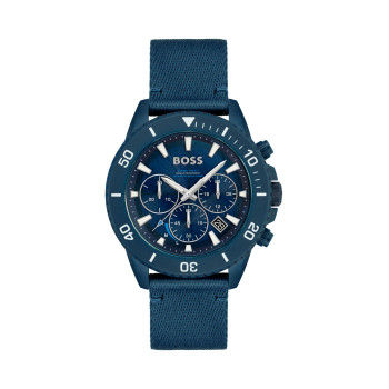 Montre à quartz - Chronographe - Bleu marine - 02 - 34131443