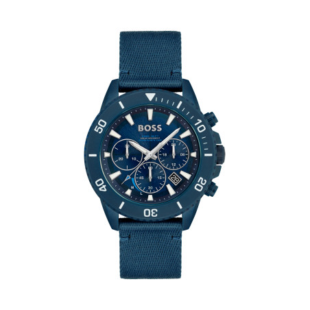 Montre à quartz - Chronographe - Bleu marine - 02 - 34131443