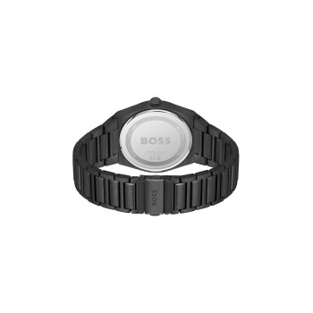 Montre à quartz en acier - Noir - 02 - 34131625