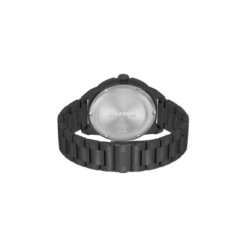 Montre à quartz en acier - Noir - 02 - 34131638