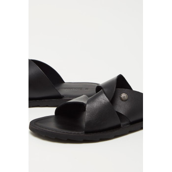 Mules en cuir Daya - Noir - 02 - 33927260