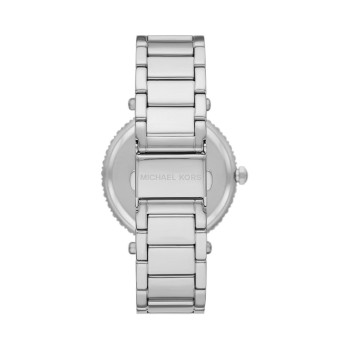 Montre à quartz en acier Parker - Argenté - 02 - 33892965