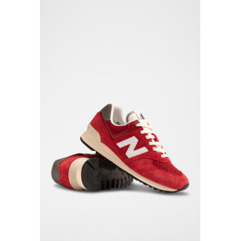 Sneakers en nubuck 574 - Rouge - 02 - 34189558