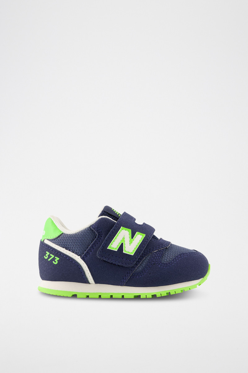 Sneakers 373 - Bleu foncé et vert - 02 - 34189630