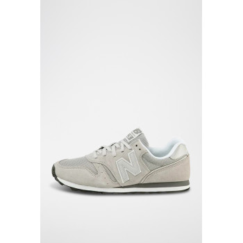 Sneakers en nubuck 373 - Crème - 02 - 34189658