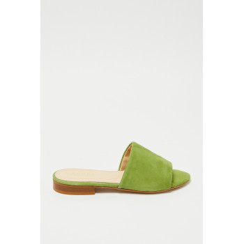 Mules en nubuck Inaya 2 - Vert clair - 02 - 33779250