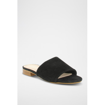 Mules en nubuck Inaya - Noir - 02 - 33779261