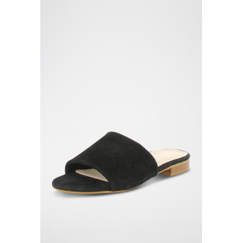 Mules en nubuck Inaya - Noir - 02 - 33779261