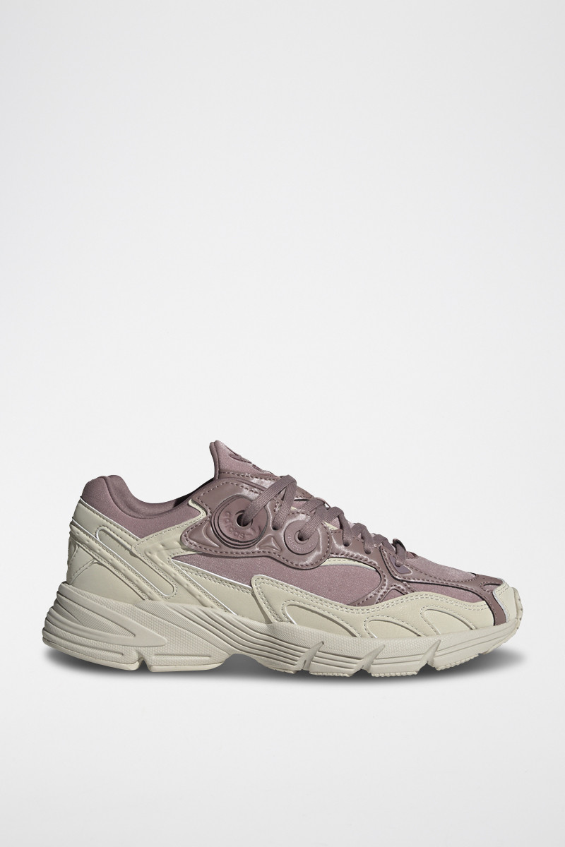 Sneakers en velours Astir W - Mauve et beige - 02 - 33528559