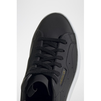 Sneakers en cuir Sleek - Noir - 02 - 33528564