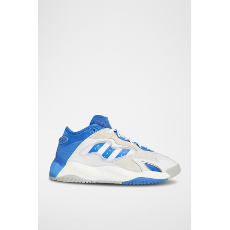 Chaussures de basketball en cuir Streetball II - Blanc et bleu cobalt - 02 - 33528618