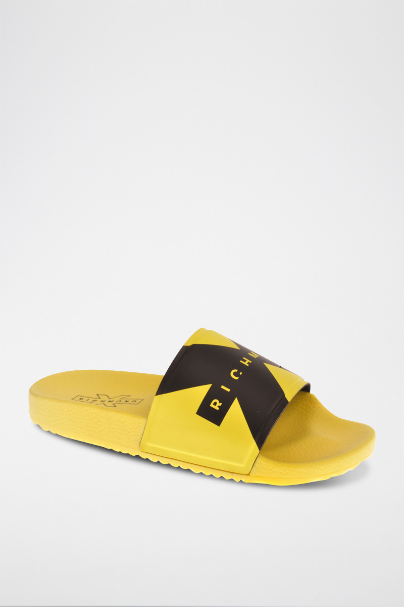 Mules - Jaune et noir - 02 - 34184120