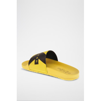 Mules - Jaune et noir - 02 - 34184120