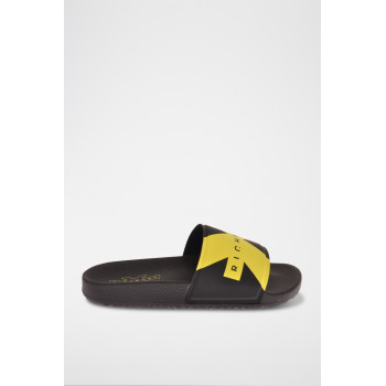 Mules - Noir et jaune - 02 - 34184121