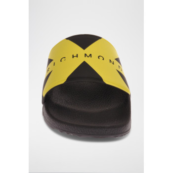 Mules - Noir et jaune - 02 - 34184121