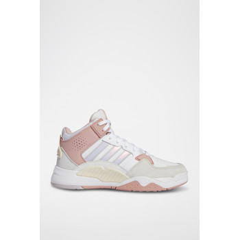 Sneakers en cuir 5th Quarter - Blanc et rose poudré - 02 - 34116002