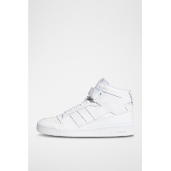 Sneakers montantes en cuir Forum - Blanc - 02 - 34116185