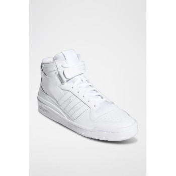 Sneakers montantes en cuir Forum - Blanc - 02 - 34116185