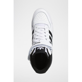 Sneakers montantes en cuir Forum - Blanc - 02 - 34116187