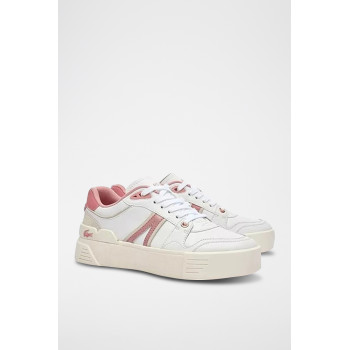 Baskets en cuir Evo - Blanc et fuchsia - 02 - 34205146