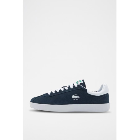 Tennis en cuir - Bleu et blanc - 02 - 34204925