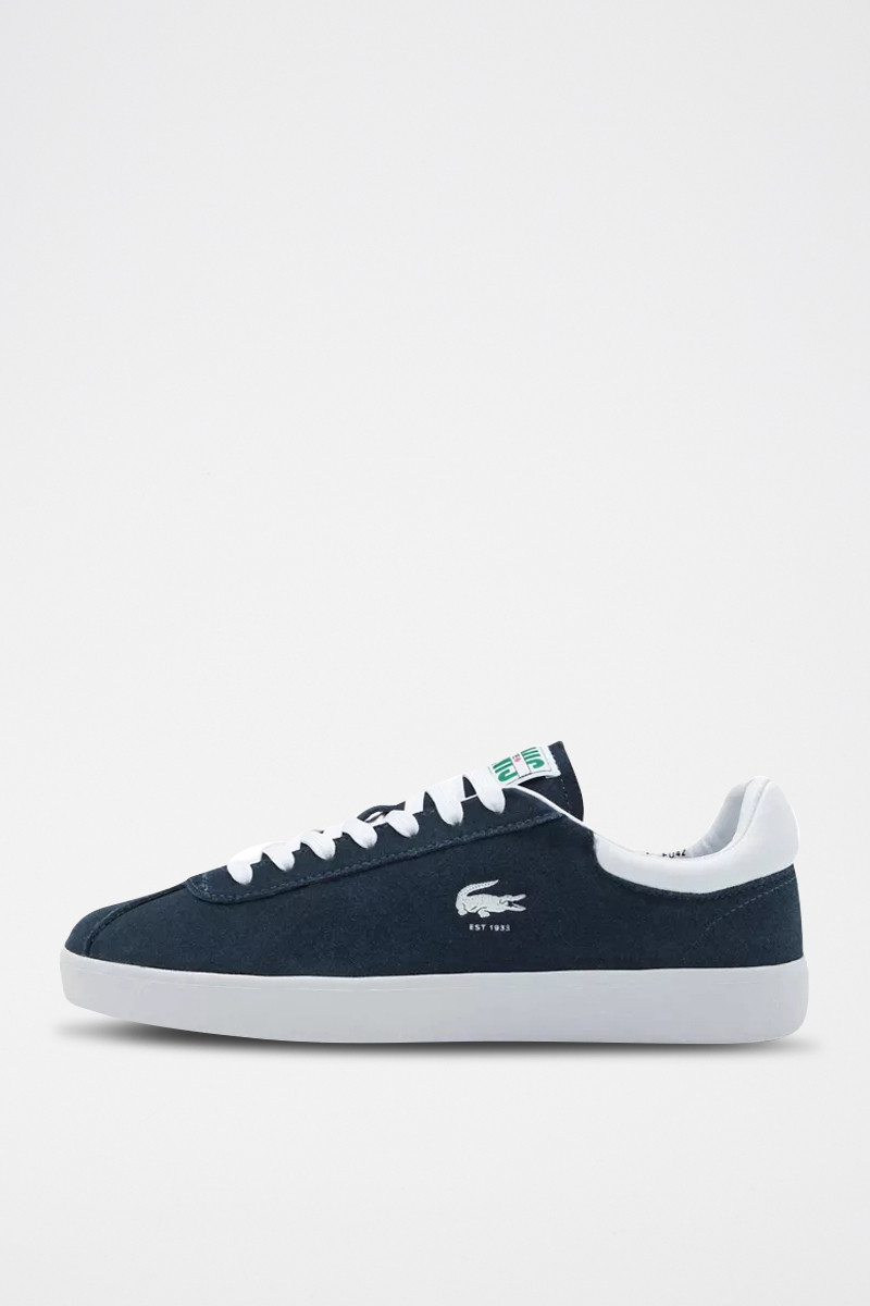 Tennis en cuir - Bleu et blanc - 02 - 34204925