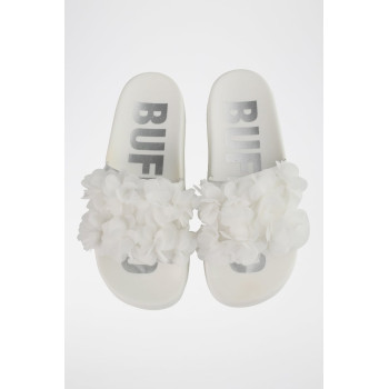 Mules plateformes en cuir vegan Fabia - Blanc - 02 - 34247030