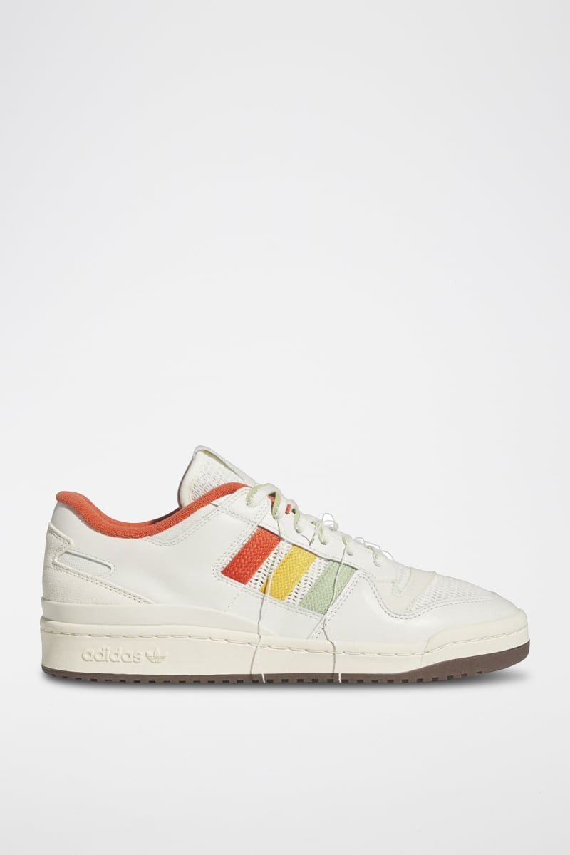 Sneakers en cuir Forum 84 Low Cl - Blanc et multicolore - 02 - 34135130