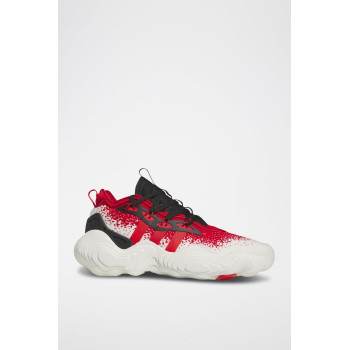 Chaussures de basketball Trae Young 3 - Blanc et rouge - 02 - 34135097