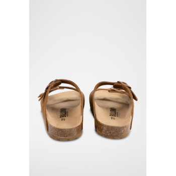 Mules en nubuck - Camel - 02 - 34268925