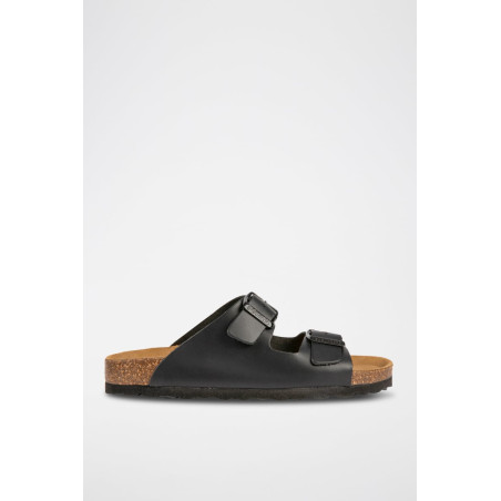 Mules en cuir - Noir - 02 - 34268931