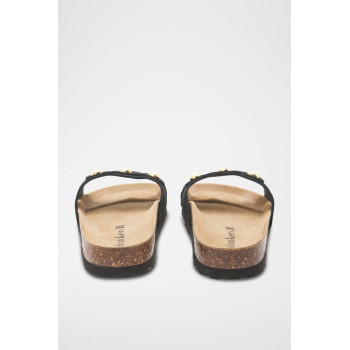 Mules en cuir - 
Noir - 02 - 34268989