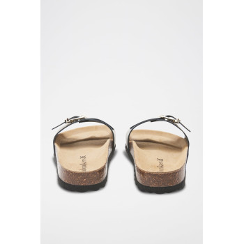 Mules en cuir - 
Noir - 02 - 34268996