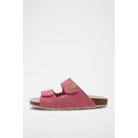 Mules - Fuchsia chiné - 02 - 34269011