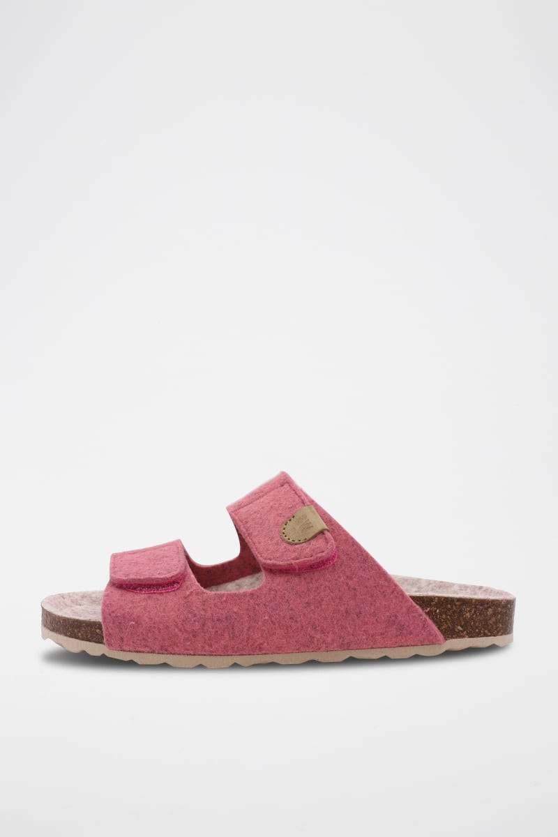 Mules - Fuchsia chiné - 02 - 34269011