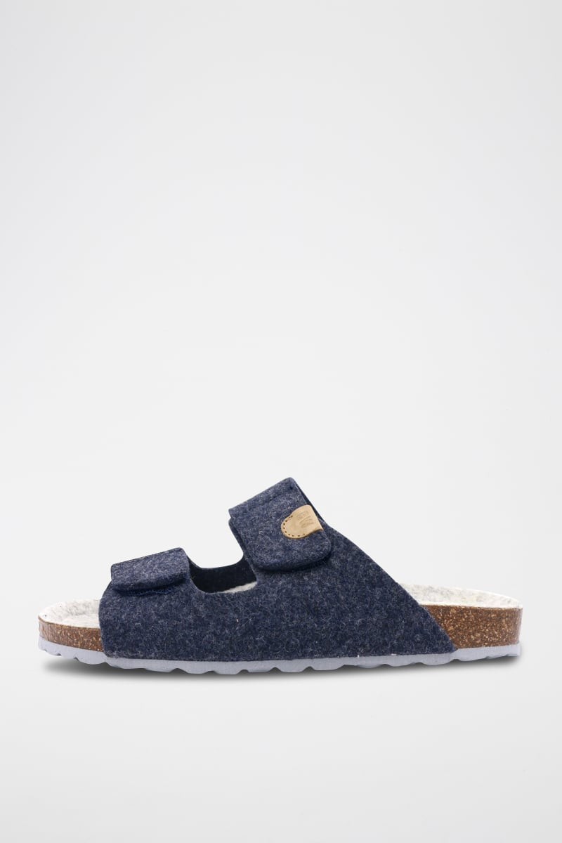 Mules - Bleu marine chiné - 02 - 34269012