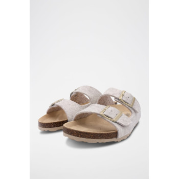 Mules - Beige chiné - 02 - 34269023