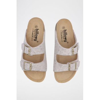 Mules - Beige chiné - 02 - 34269023